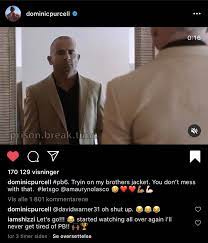 Maybe you would like to learn more about one of these? Dominic Posted This On His Instagram And Tagged Pb6 Which Stands For Prison Break 6 What Do You Think That He Is Thinking Wentworth Posted About Prison Break As Well Prisonbreak