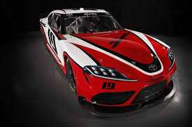 These cars were literally taken from the show room to the race track, with the only modifications being decals and doors that. First Look Exclusive Images Of 2019 Toyota Supra Official Site Of Nascar
