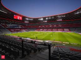 The capacity of the allianz arena was expanded to 75,000 in 2015, making it the second largest stadium in germany behind borussia dortmund's westfalenstadion. Munich To Have About 20 Capacity For Euro 2020 Games The Economic Times