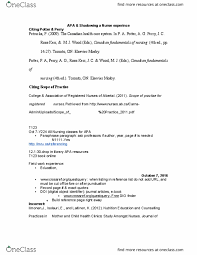 A selection of downloadable lecture notes from both the fall 2005 and fall 2002 versions of this course are available below Nurs 1111 Lecture Notes Fall 2016 Lecture 9 E Book Health Promotion Health Care In Canada