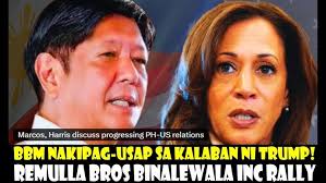 BBM NAKIPAG USAP SA TELEPONO SA KALABAN NI TRUMP! MAGKAPATID NA REMULLA  WALANG PAKE SA INC RALLY!