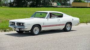 Image result for White 1967 Barracuda