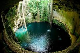 body of water, cenotes, pit, sinkholes