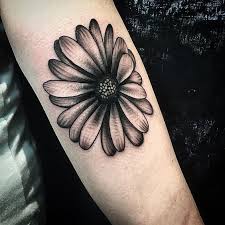 Black And White Daisy Tattoo Designs Daisy Tattoos Daisy Tattoo Designs Daisy Flower Tattoos Daisy Tattoo