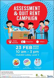 Land and property owners must known state due dates and assessment rates and act of their own volition in paying the tax. S P Setia You Are Cordially Invited To Our Assessment Facebook