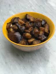 When the garlic starts to colour add in the pine nuts and toast them until turning golden. Fried Aubergine With Soy And Honey Tastebotanical 15 Minute Recipe