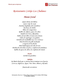 Maybe you would like to learn more about one of these? Menus De Empresa 2015 En Restaurante Los Chalanes By Restaurante Cortijo Los Chalanes Issuu