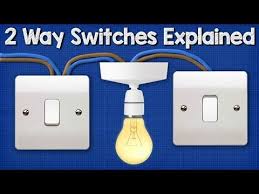 At the second switch box, attach the black wire from the light fixture to the black nut on the bottom right of the switch. 1 Two Way Switching Explained How To Wire 2 Way Light Switch Youtube Light Switch Wiring Installing A Light Switch Light Switch