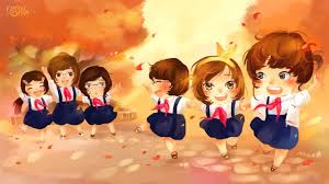 Cartoon character friendship youth graduation season. Cute Anime Best Friends Wallpapers Top Free Cute Anime Best Friends Backgrounds Wallpaperaccess