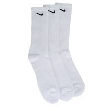 Nike Mens 3 Pack X Large Everyday Cushion Crew Socks White