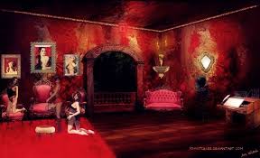 Shop room girls room & more. Red Room With Girls By Joywitchlee On Deviantart