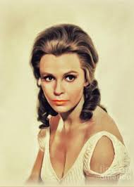 Claire Bloom, Vintage Actress #2 Greeting Card by Esoterica Art Agency