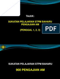 900 sp pengajian am 19 4 12 portal mpm pages 1 46 text version anyflip. Sukatan Sem 1 2 3