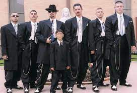 Zoot Suit Wedding I Will Always Always Luv This Style Fck What Ppl Think Zoot Suit Wedding Gangster Wedding Zoot Suit