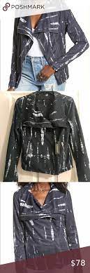 Blank Nyc Tie Dye Faux Suede Drape Front Jacket Drape Front Jacket Blank Nyc Faux Suede