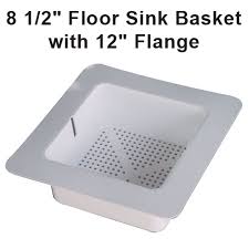plastic floor sink basket with flange