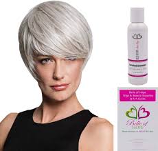 Amazon.com : ANGLED CUT Heat Friendly Synthetic Wig by Hairdo, 3PC Bundle:  Wig, 4oz Mara Ray Enriched Shampoo, and 19 Page Belle of Hope Guide (R10) :  Beauty & Personal Care