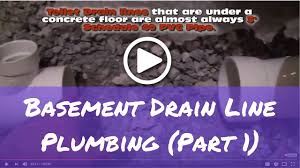 On the straight side of the wye bush down to 2 inch run to your sink install a 2 by 1.5 by 2 inch wye on its. How To Install Basement Bathroom Plumbing A To Z Part 1 Youtube
