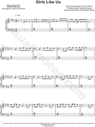 Not your baby, hair, top tracks: Dario D Aversa Girls Like Us Sheet Music Piano Solo In Bb Minor Download Print Sku Mn0227371