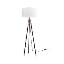 Hyde Brass And Bronze Metal Tripod Floor Lamp Reviews Crate And Barrel In 2020 Tripod Floor Lamps Tripod Floor Floor Lamp