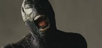 Venom, a fictional drug used by bane in the dc comics universe; Will Pa Twitter Here S The Venom That Peter Sees In The Mirror When Wearing The Black Suit No Symbol On The Chest This Scene From Put Back Into The Editor S Cut Of