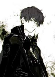 Boy animated digital wallpaper, artwork, fantasy art, digital art. Cool Black Hair Black Jacket Black Hair Cool Anime Boy