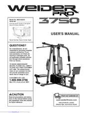 Weider Pro 3750 User Manual Pdf Download