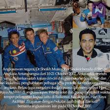 Sheikh muszaphar shukor al masrie bin sheikh mustapha (born 27 july 1972) is a malaysian orthopaedic surgeon and the first malaysian astronaut. Nak Fakta On Twitter Angkasawan Negara Dr Sheikh Muszaphar Shukor Berada Di Iss Dari 10 21 Oktober 2007 Nakfakta Nakbebel
