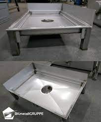 wannen aus edelstahl fur disinfektion lebensmittelindustrie wanne abwasser system edelstahl