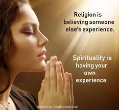Can someone not believe in god, yet say they're spiritual? Isn't that  believing in another make-pretend deity? I'd agree, if you believe that  being spiritual means connecting with something beyond the material