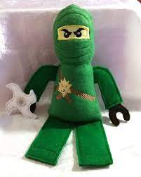 Stuffed Action Figure Toy Inspired By Kai And Lloyd From The Lego Movie And The Other Ninjago Characters Features Are E Naaldvilten Kado Maken Unieke Sieraden