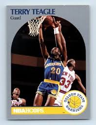 1990-91 Hoops Terry Teagle Golden State Warriors #120
