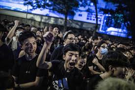 Hong Kong Marchers Flood Streets Over Extradition Bill - WSJ