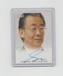 Lost Tv Show Rittenhouse Autograph Trading Card George Kee Cheung Ambassador