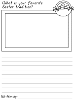 Easter writing prompts and journal topics inspire students to write about the easter season and what it means to them. Easter Creative Writing Prompts