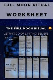 Full Moon Ritual Worksheet Full Moon Ritual Full Moon Ritual