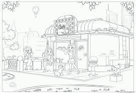Coloring pages of animation movies, tv and animated books characters. Lego Friends Cafe Coloring Pages Printable