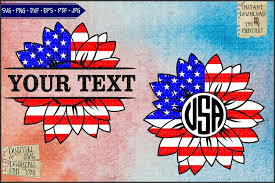 This file contains additional information such as exif metadata which may have been added by the digital camera, scanner, or software program used to create or digitize it. Usa Sunflower Monogram And Split Frame 650233 Cut Files Design Bundles