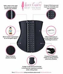 Luxx Curves Waist Trainer Corsets For Women Trimmer For Weight Loss Fat Burner