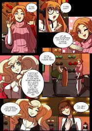 ann takamaki glasses haru okumura kinkymation makoto niijima  orange hair persona persona 5 sakura futaba 