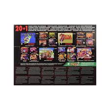 Nintendo classic mini nes es una versión en miniatura de la consola clásica de la compañía que llegará a las tiendas el 11 de noviembre a un precio mini incluirá 21 juegos instalados, incluidos algunos de los más grandes clásicos de la consola, como super mario world, super metroid, la. Nintendo Classic Mini Super Nes Video Games From Gamersheek
