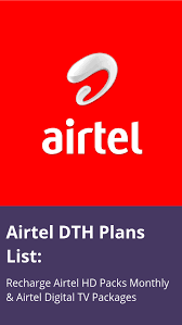 Airtel Dth Recharge Plans 2019 List New Airtel Digital Tv