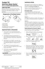 Prodigy brake controller wiring diagram. Prodigy P2 90885 General Brake Controller Information R And P Carriages Cargo Utility Dump Equipment Car Haulers And Enclosed Trailers In Chicago Ottawa Dekalb And Joliet Il