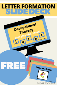 Set the time limit for your students to walk around and collect the words under the proper headings. Letter Formation The Ot Toolbox