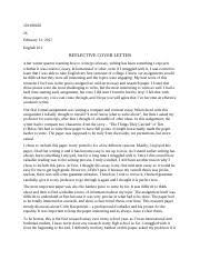 Physicians and other health care practitioners rely on medical assistants to complete a variety of administrative and clinical tasks. 101 Reflective Cover Letter For Final Portfolio Reflective Cover Letter For Final Portfolio As You Know Youll Be Submitting Your Two Strongest Revised Course Hero