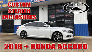 The model gets three new colors, but also loses some that were available for 2019. 2018 Honda Accord Custom Subwoofer Enclosures Youtube