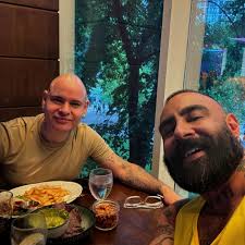 Dinner with homie before the storm. We are ready for the kids. See you