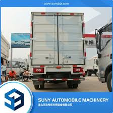 Open up the side door and reach in! China Foton City Cargo 5 Tons Lorry Transport Box Truck China Van Truck Van Vehicle