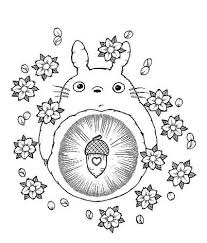 Hello kitty totoro coloring page. Pretty Animal Coloring Pages Totoro Coloring Pages