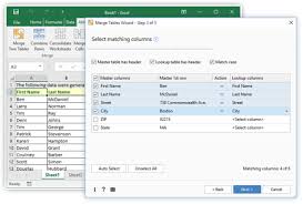 Merge Two Excel Worksheets Excel Lookup Table Column